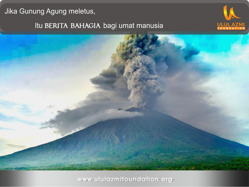 NASA : Gunung Agung Meletus