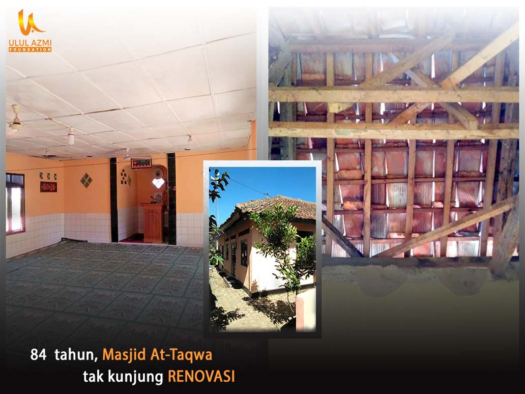 84 Tahun Masjid At-Taqwa Tak Kunjung Renovasi